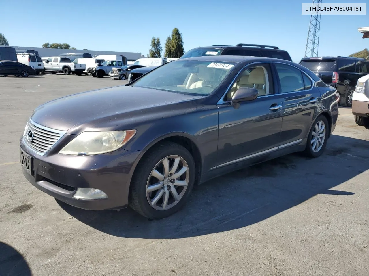 2009 Lexus Ls 460 VIN: JTHCL46F795004181 Lot: 76391964