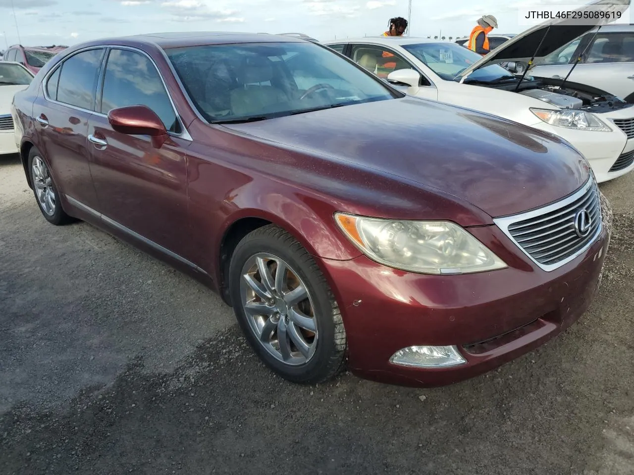 2009 Lexus Ls 460 VIN: JTHBL46F295089619 Lot: 76502524