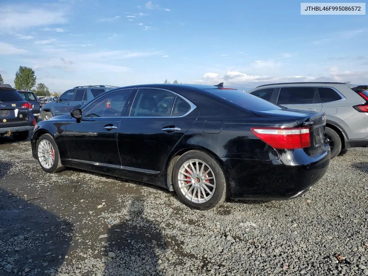 2009 Lexus Ls 460 VIN: JTHBL46F995086572 Lot: 77453164