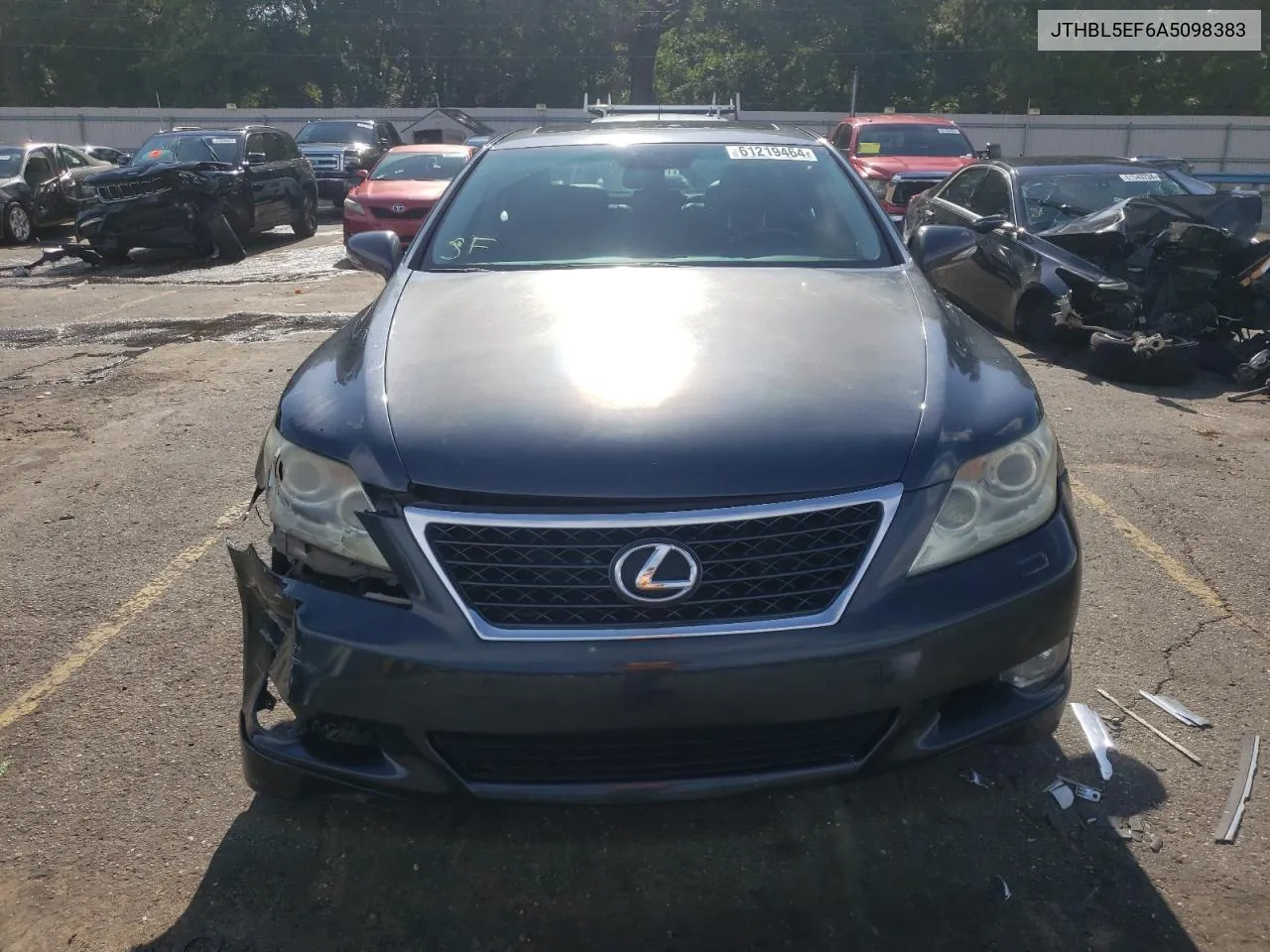 2010 Lexus Ls 460 VIN: JTHBL5EF6A5098383 Lot: 61219464