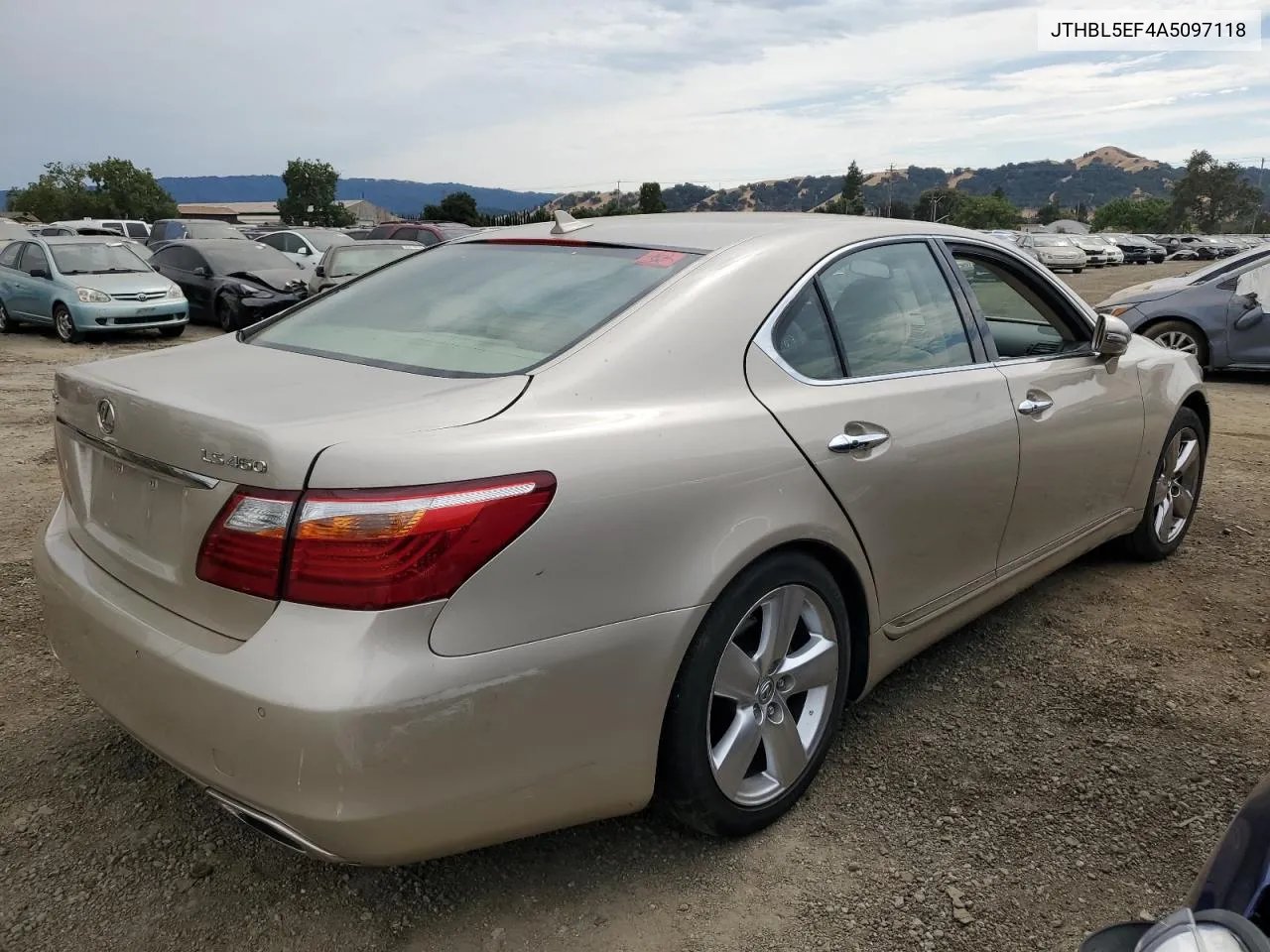 2010 Lexus Ls 460 VIN: JTHBL5EF4A5097118 Lot: 65423424