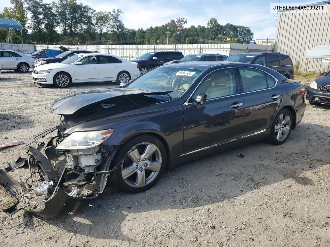 2010 Lexus Ls 460 VIN: JTHBL5EF4A5099211 Lot: 70614704