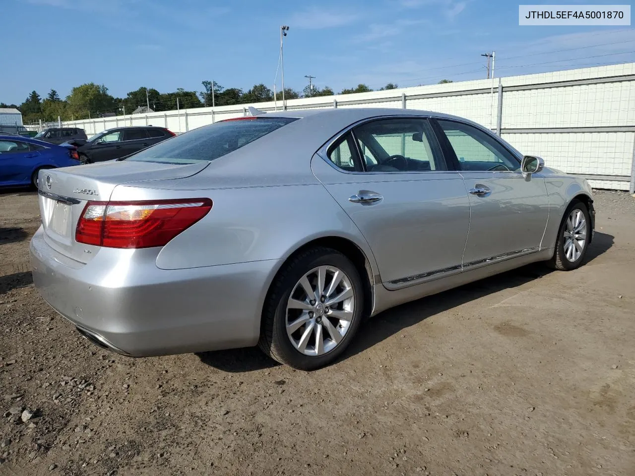 2010 Lexus Ls 460L VIN: JTHDL5EF4A5001870 Lot: 72207694