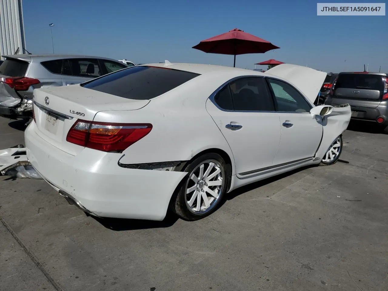 2010 Lexus Ls 460 VIN: JTHBL5EF1A5091647 Lot: 73251314