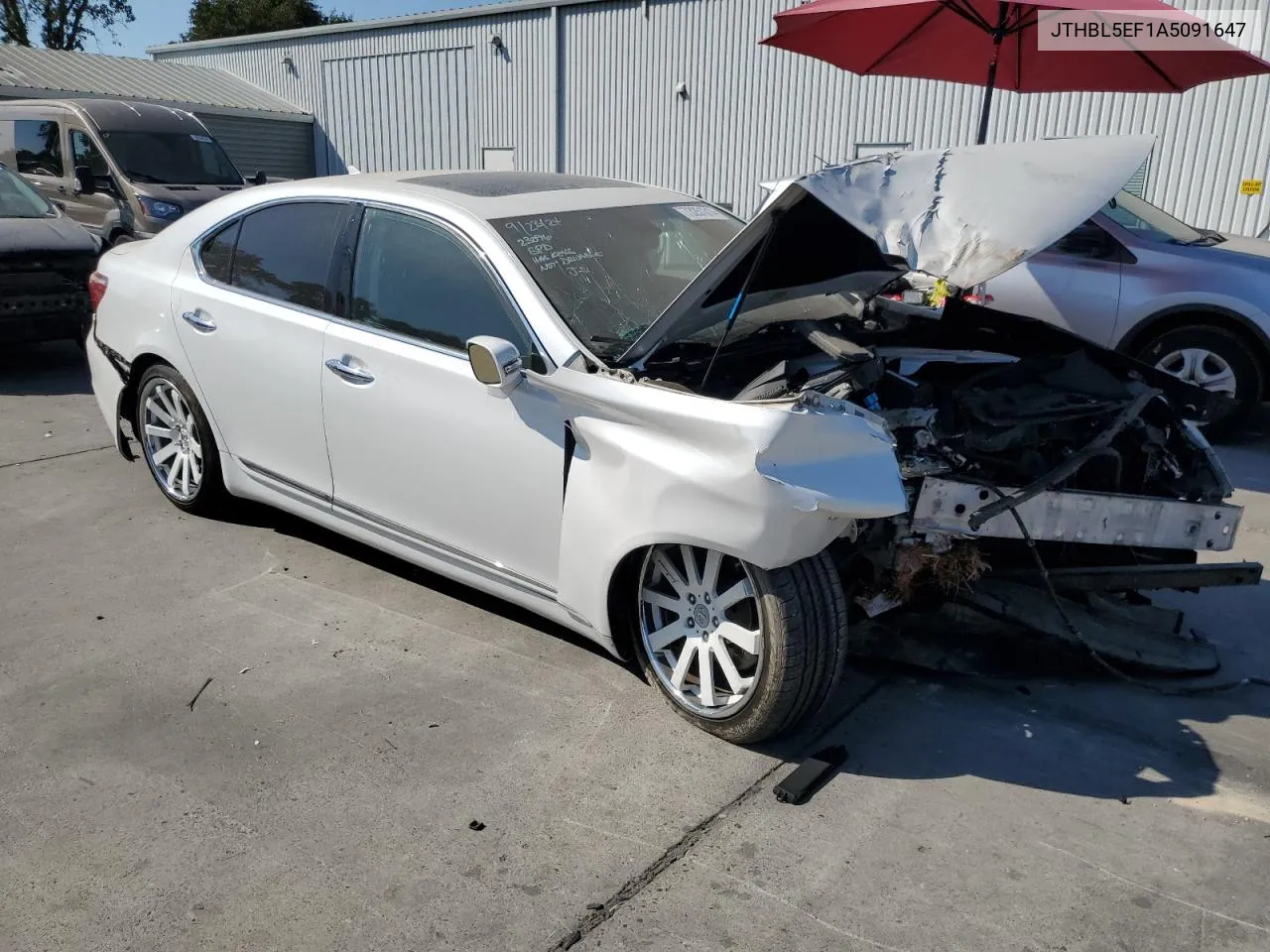 2010 Lexus Ls 460 VIN: JTHBL5EF1A5091647 Lot: 73251314