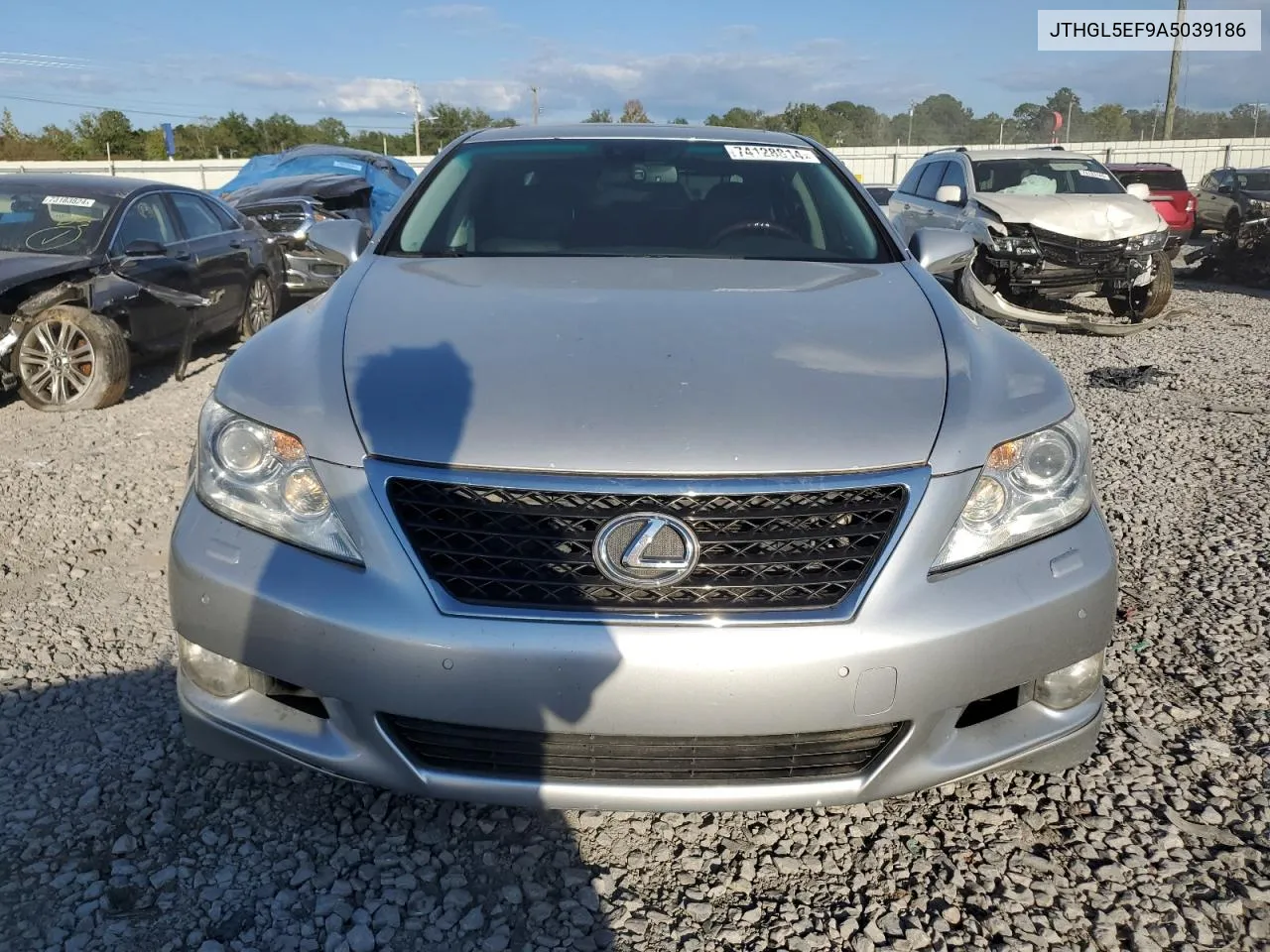 2010 Lexus Ls 460L VIN: JTHGL5EF9A5039186 Lot: 74128814