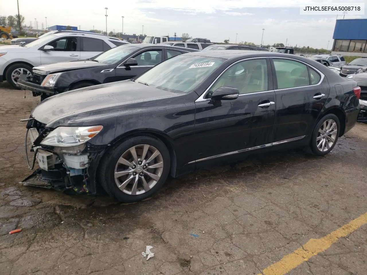 2010 Lexus Ls 460 VIN: JTHCL5EF6A5008718 Lot: 74330194