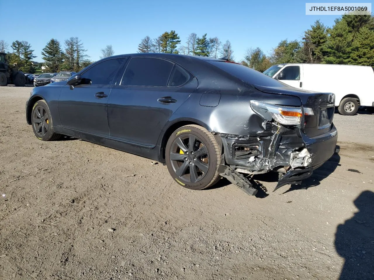 2010 Lexus Ls 460L VIN: JTHDL1EF8A5001069 Lot: 75165154