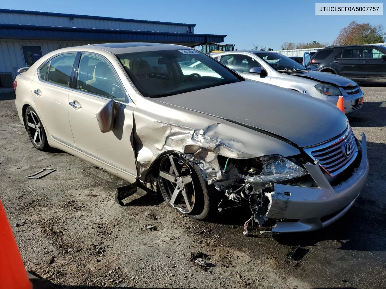 2010 Lexus Ls 460 VIN: JTHCL5EF0A5007757 Lot: 76013054