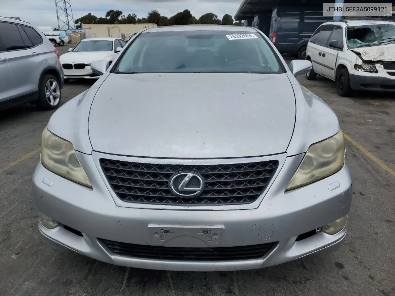 2010 Lexus Ls 460 VIN: JTHBL5EF3A5099121 Lot: 76592594