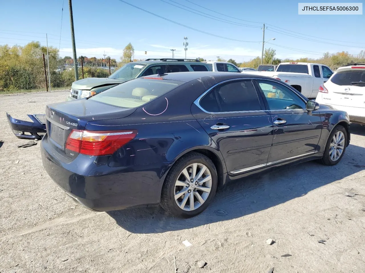 2010 Lexus Ls 460 VIN: JTHCL5EF5A5006300 Lot: 77003454