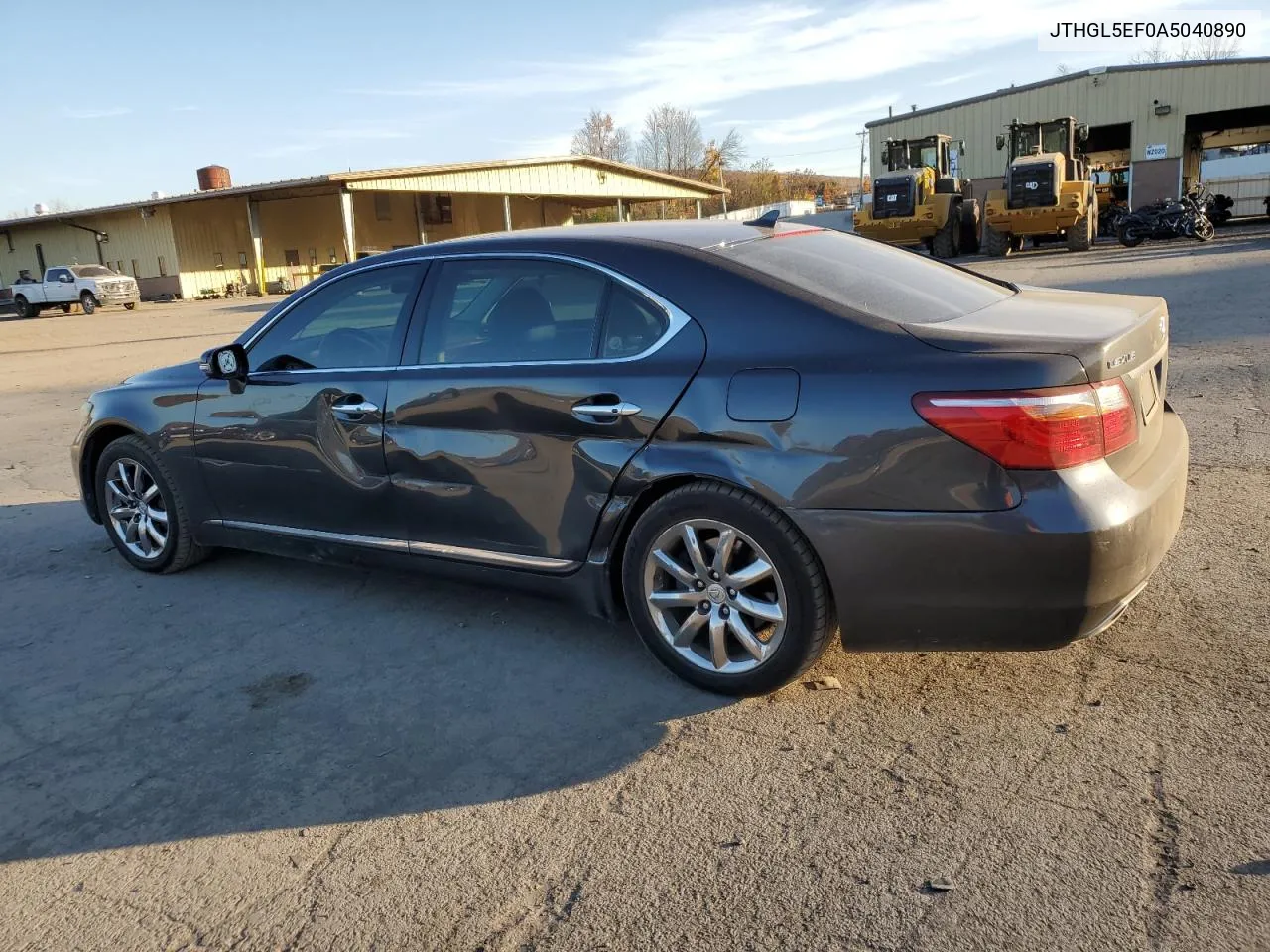 2010 Lexus Ls 460L VIN: JTHGL5EF0A5040890 Lot: 78080654