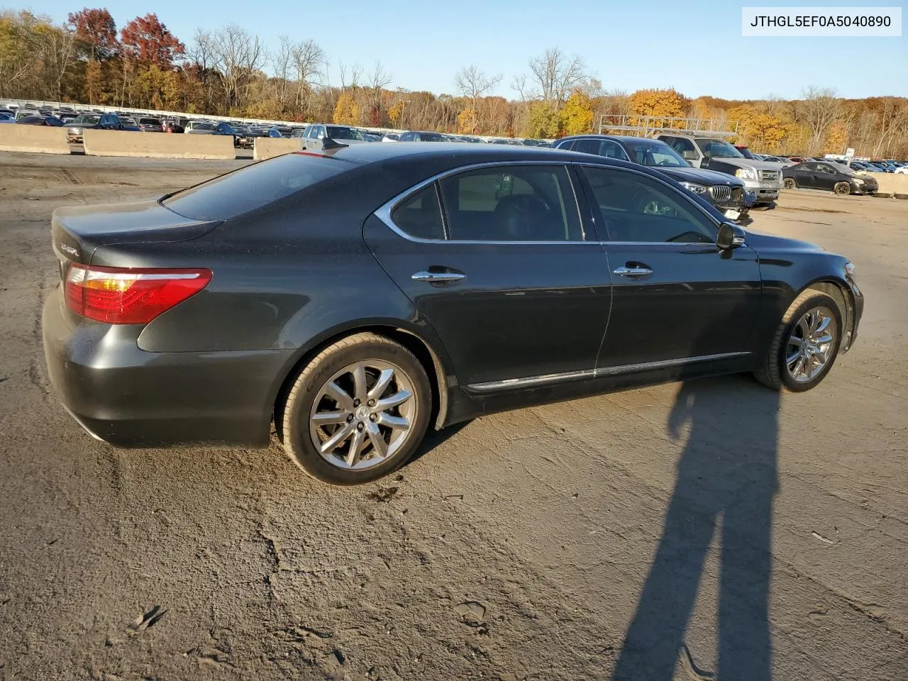 2010 Lexus Ls 460L VIN: JTHGL5EF0A5040890 Lot: 78080654