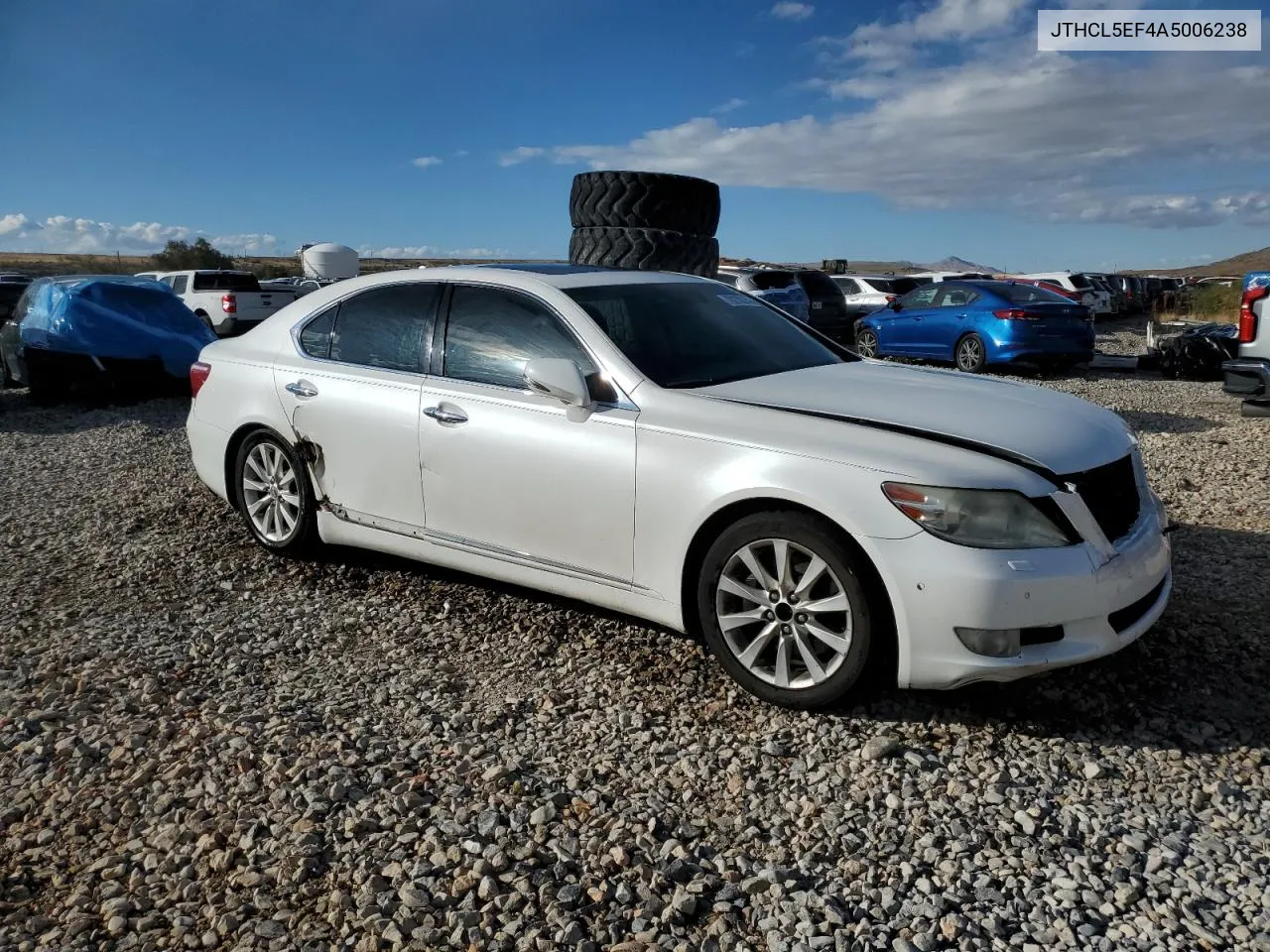 2010 Lexus Ls 460 VIN: JTHCL5EF4A5006238 Lot: 78270274