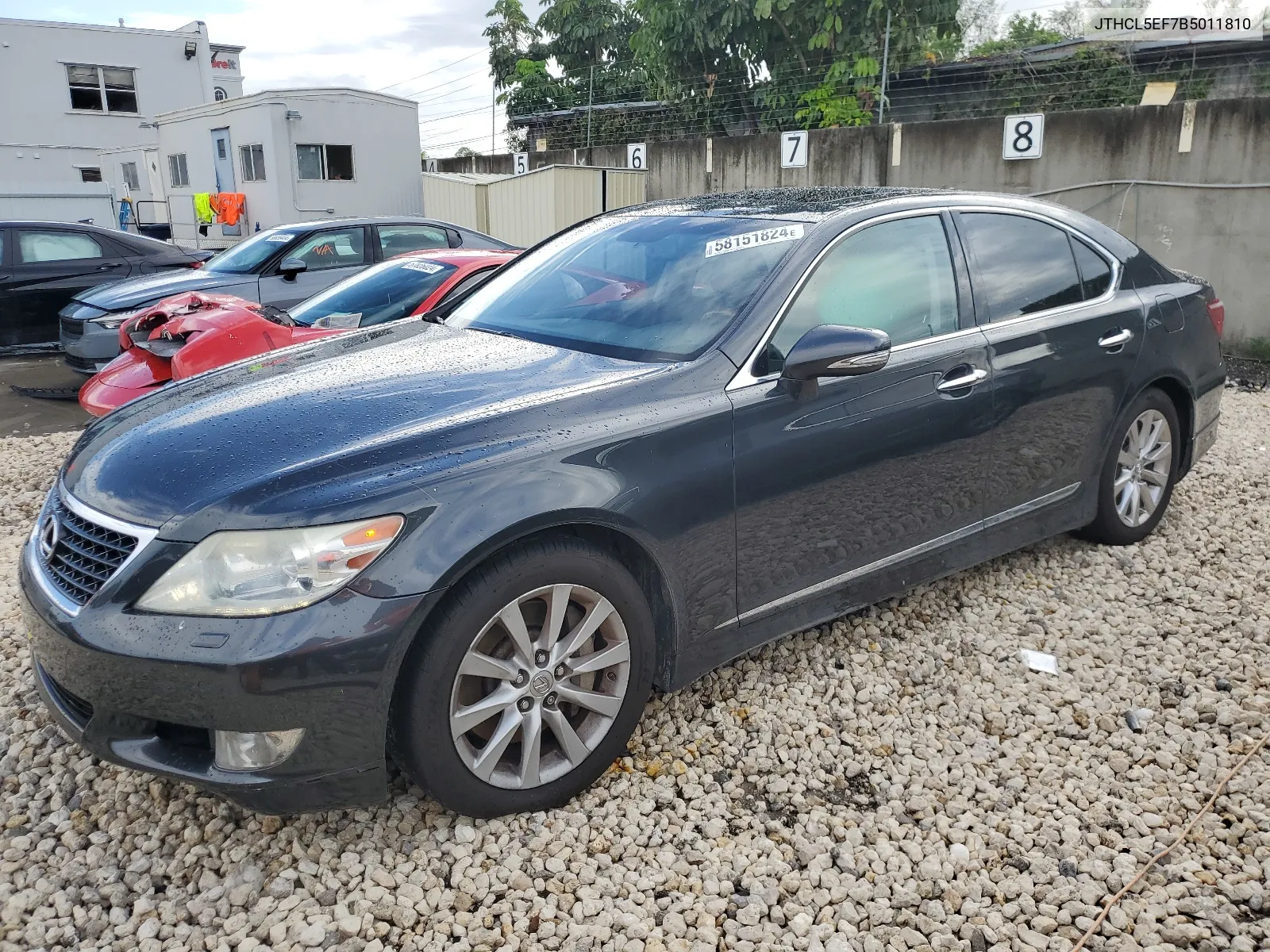 2011 Lexus Ls 460 VIN: JTHCL5EF7B5011810 Lot: 58151824