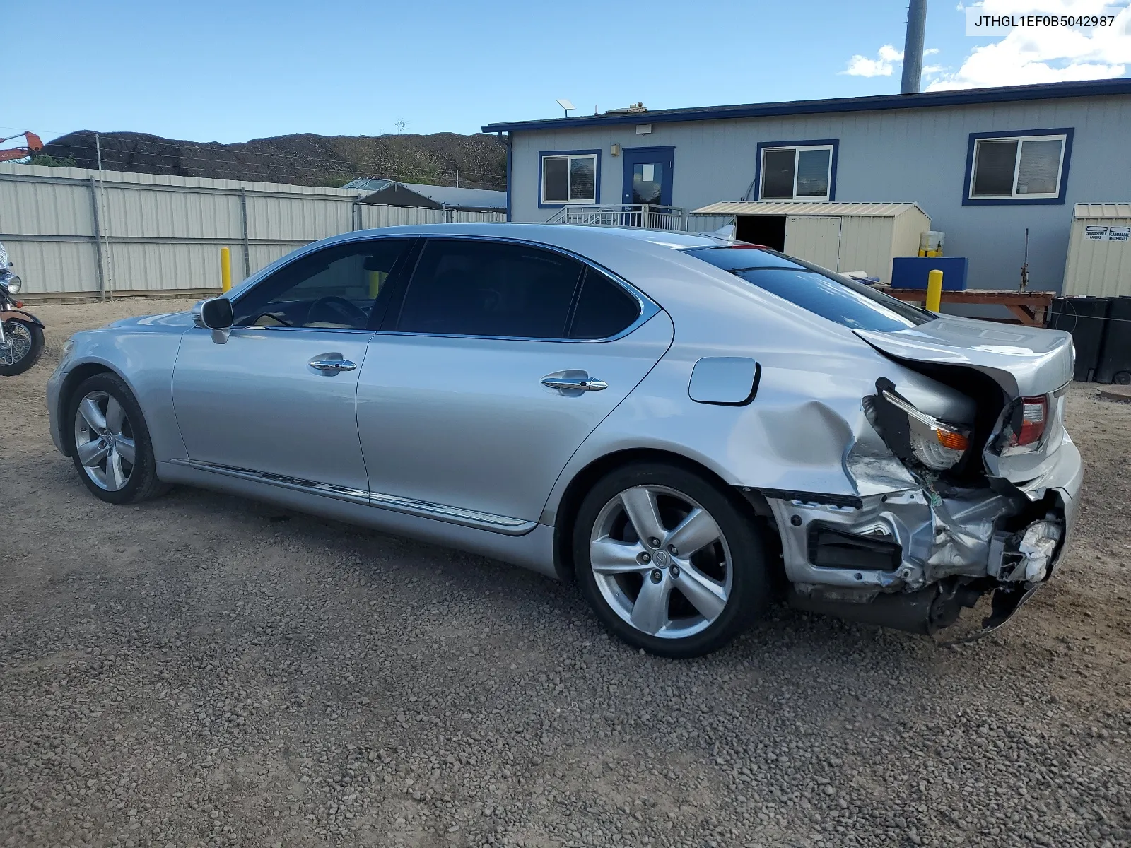 2011 Lexus Ls 460L VIN: JTHGL1EF0B5042987 Lot: 66710494