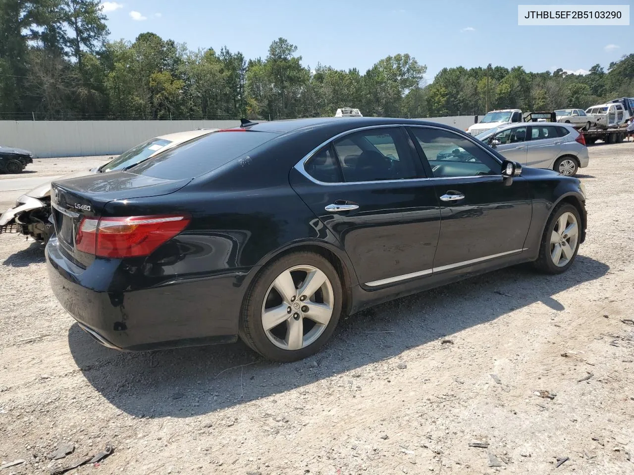 2011 Lexus Ls 460 VIN: JTHBL5EF2B5103290 Lot: 68439124