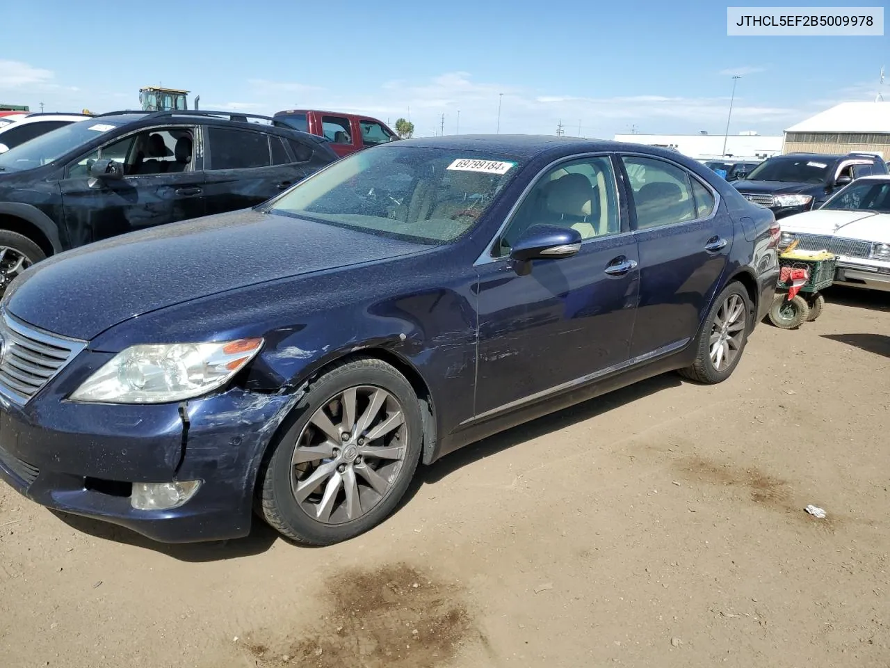 2011 Lexus Ls 460 VIN: JTHCL5EF2B5009978 Lot: 69799184