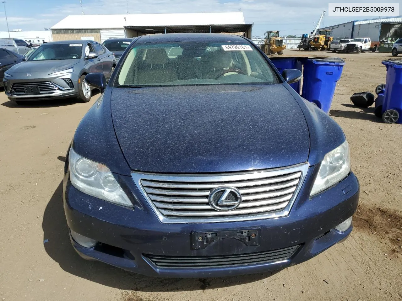 2011 Lexus Ls 460 VIN: JTHCL5EF2B5009978 Lot: 69799184