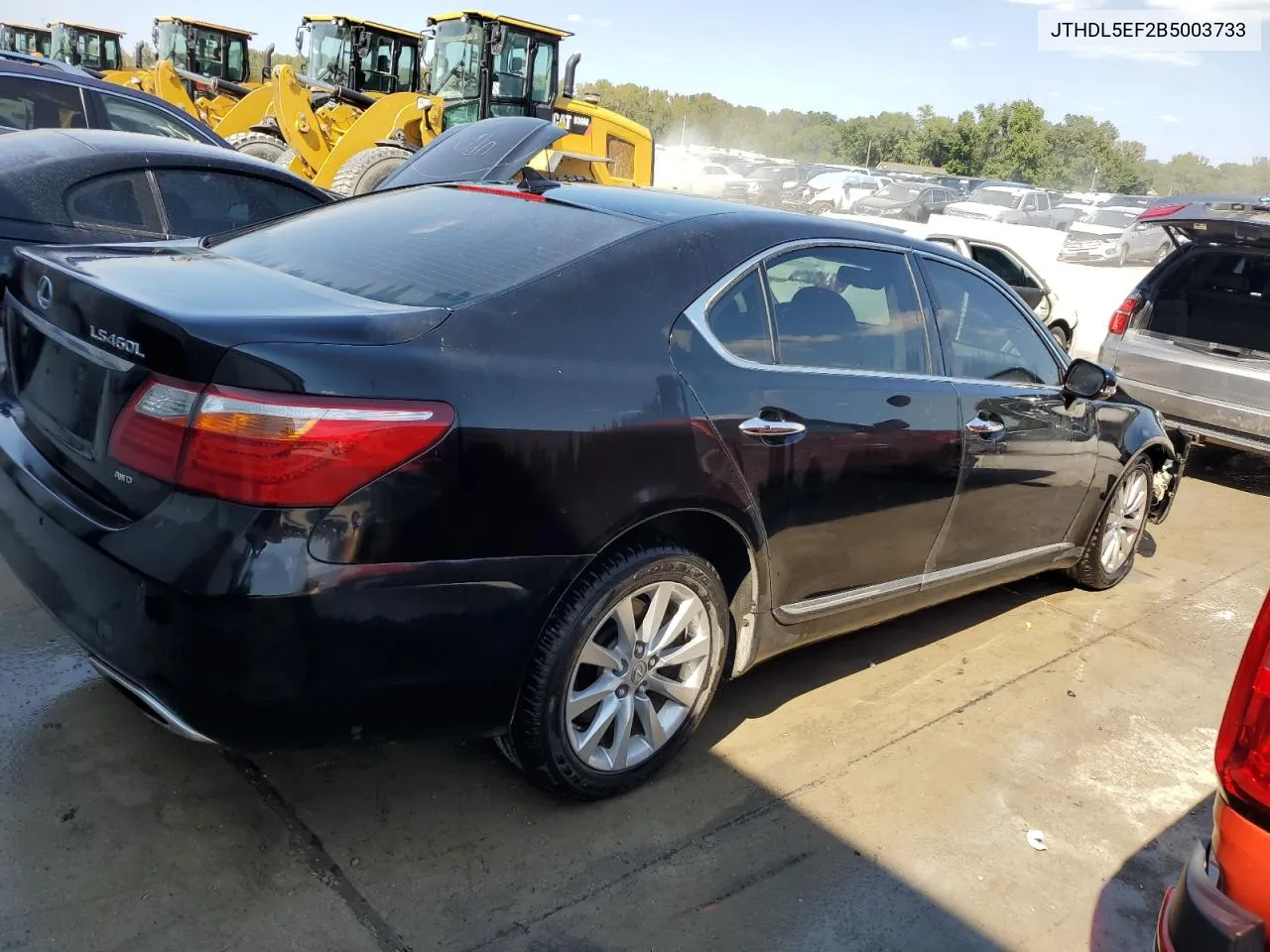 2011 Lexus Ls 460L VIN: JTHDL5EF2B5003733 Lot: 71830654