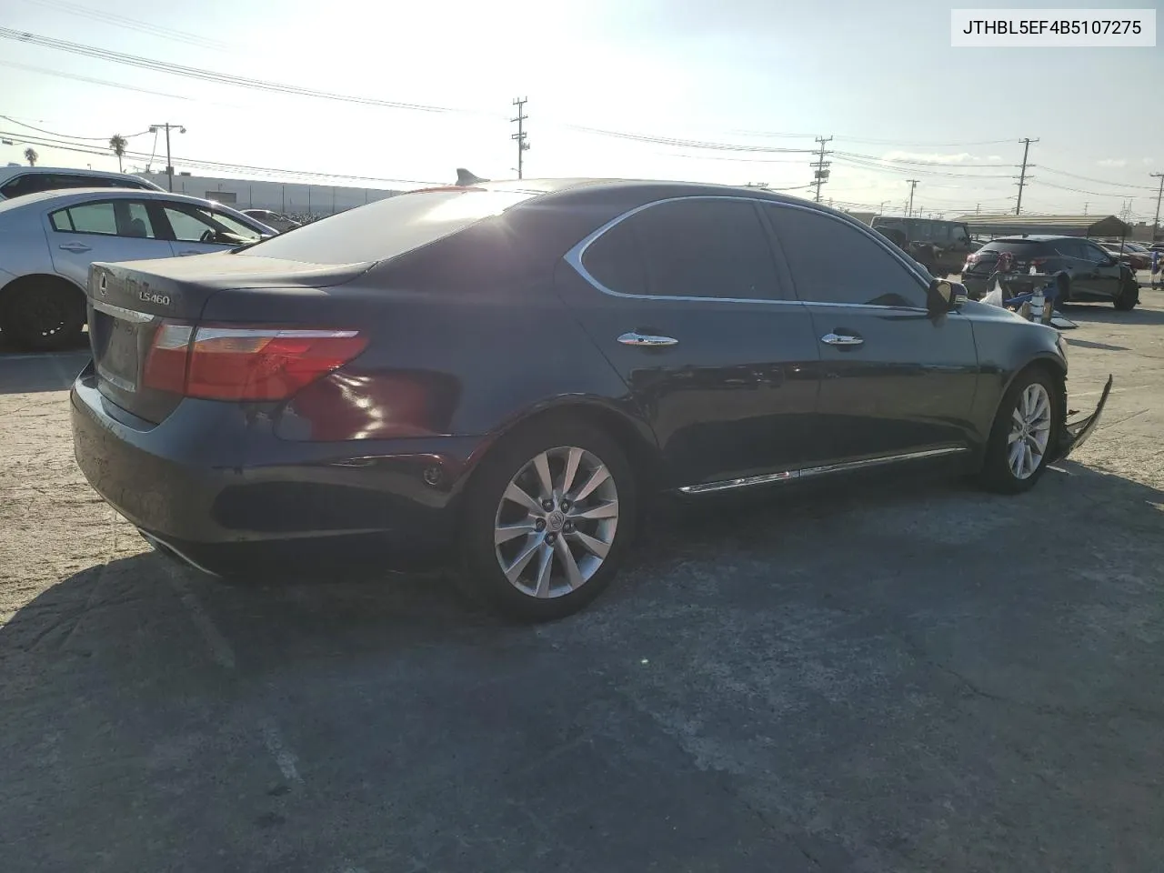 2011 Lexus Ls 460 VIN: JTHBL5EF4B5107275 Lot: 72003474