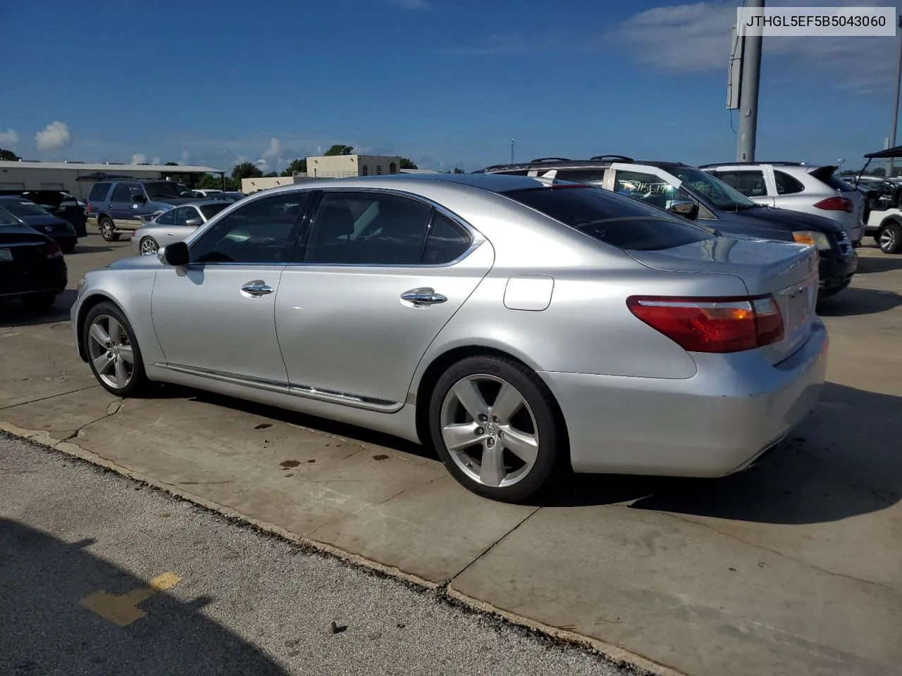 2011 Lexus Ls 460L VIN: JTHGL5EF5B5043060 Lot: 74011594