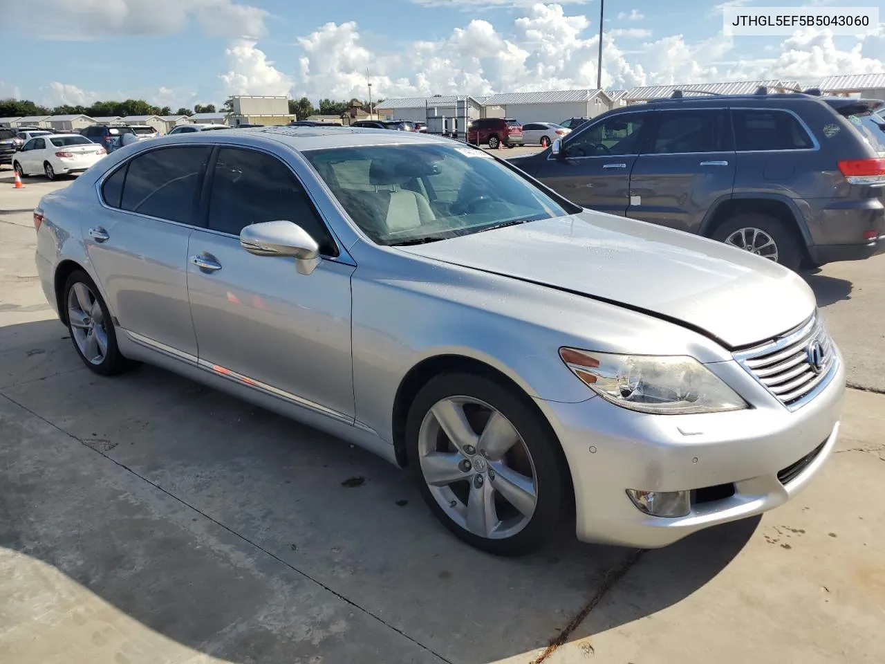 2011 Lexus Ls 460L VIN: JTHGL5EF5B5043060 Lot: 74011594