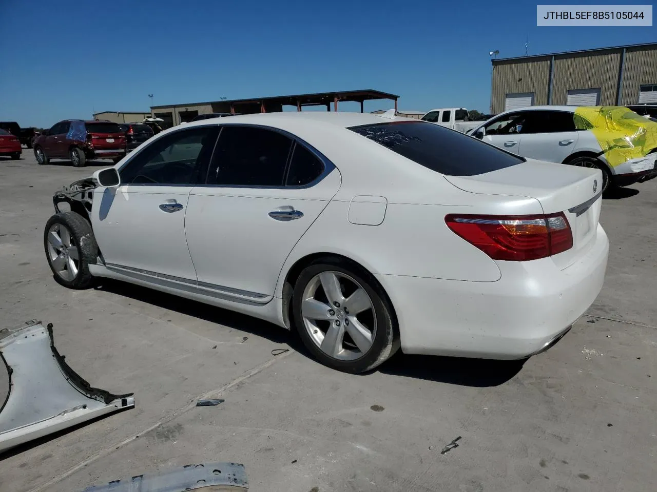 2011 Lexus Ls 460 VIN: JTHBL5EF8B5105044 Lot: 75992284