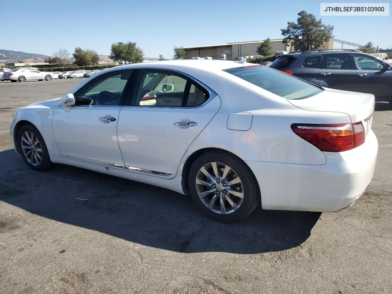 2011 Lexus Ls 460 VIN: JTHBL5EF3B5103900 Lot: 76535084