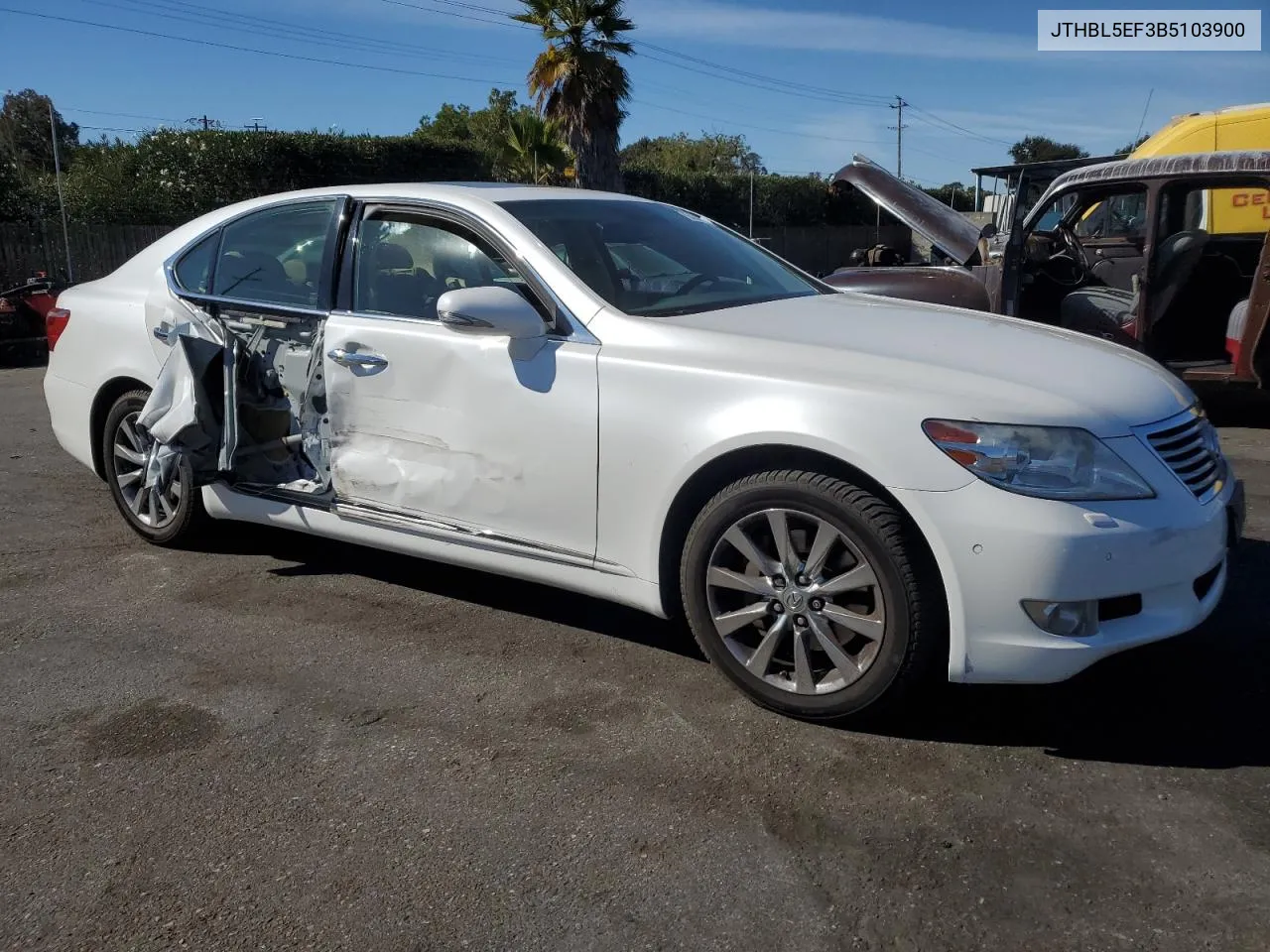 2011 Lexus Ls 460 VIN: JTHBL5EF3B5103900 Lot: 76535084