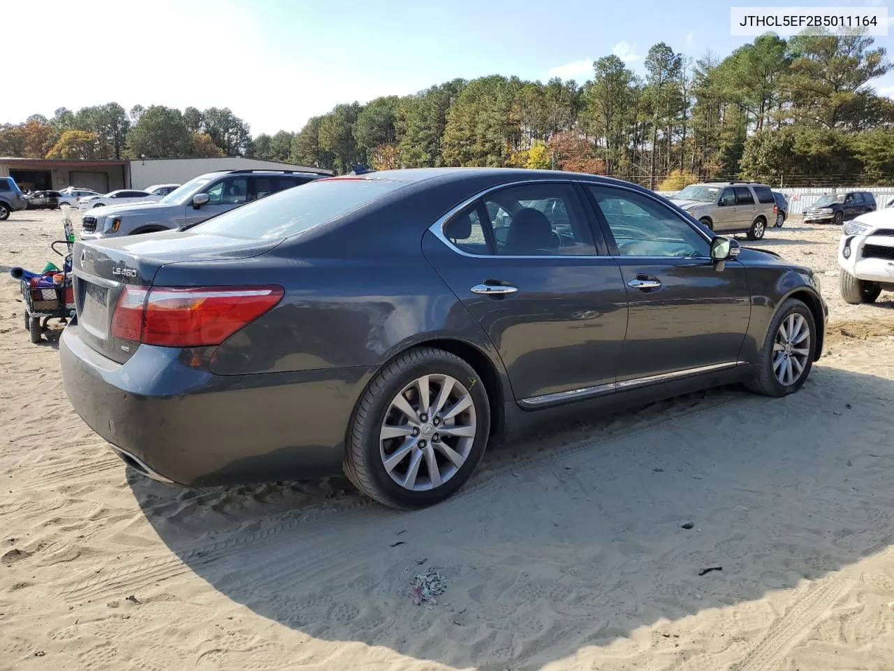 2011 Lexus Ls 460 VIN: JTHCL5EF2B5011164 Lot: 77623534