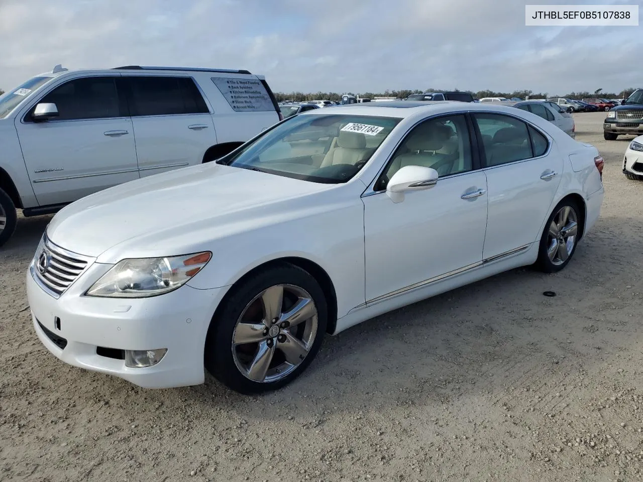 2011 Lexus Ls 460 VIN: JTHBL5EF0B5107838 Lot: 79561184