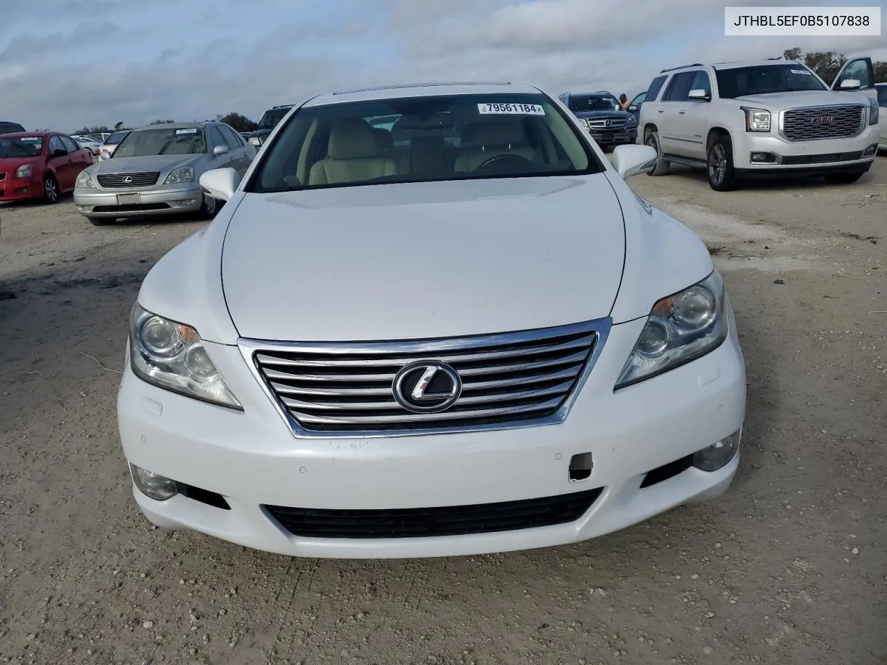 2011 Lexus Ls 460 VIN: JTHBL5EF0B5107838 Lot: 79561184