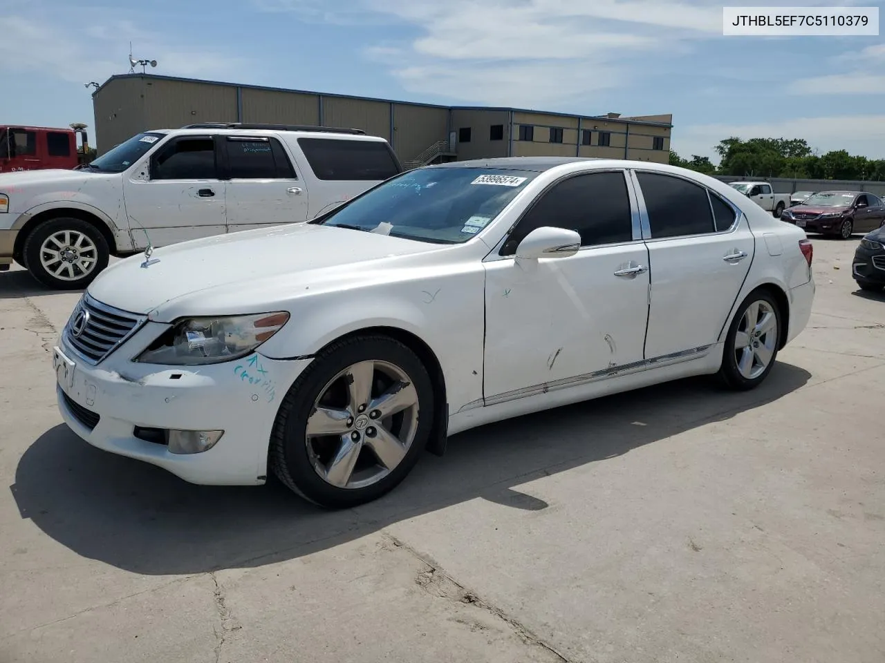 2012 Lexus Ls 460 VIN: JTHBL5EF7C5110379 Lot: 53996574