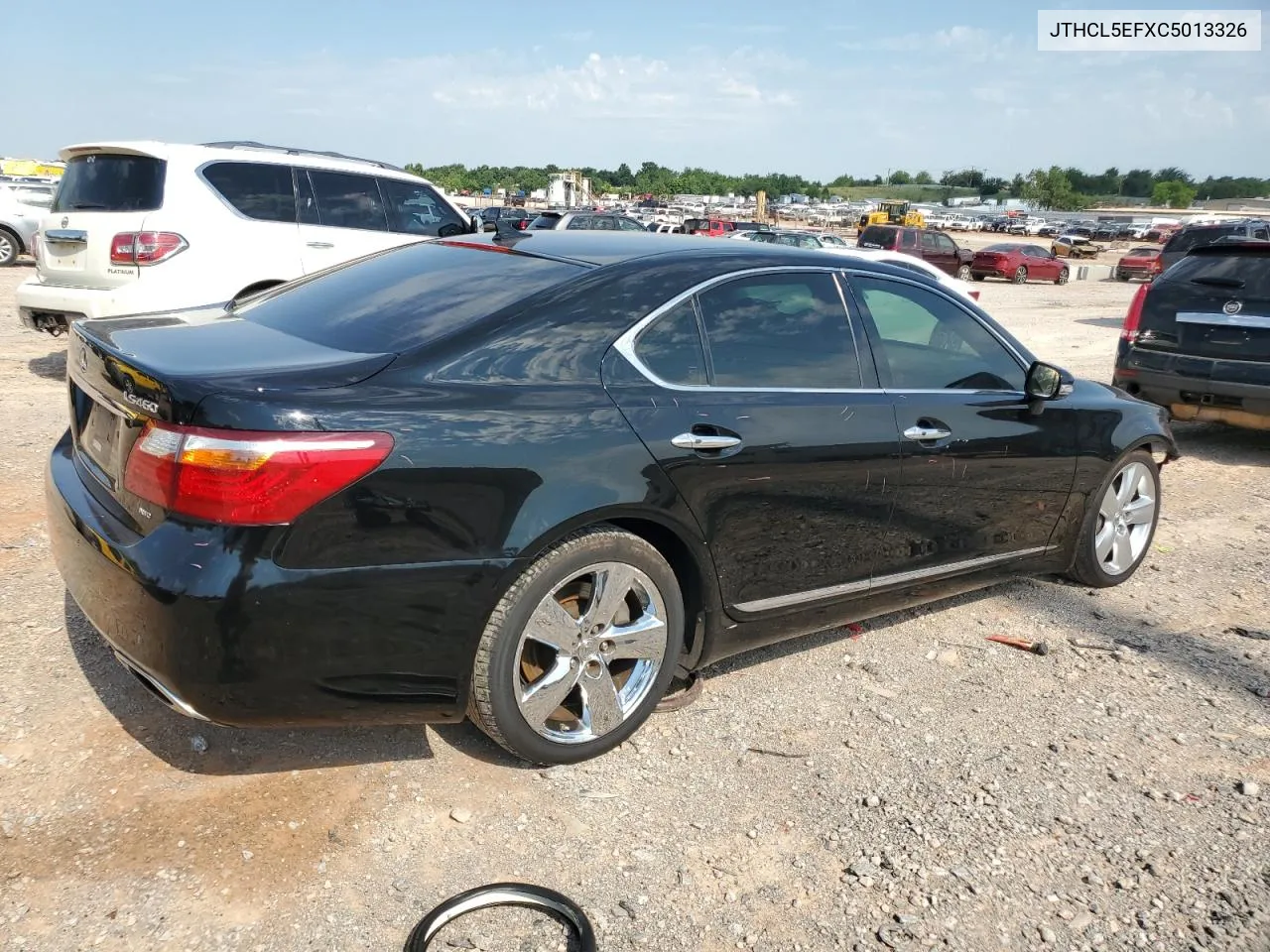 2012 Lexus Ls 460 VIN: JTHCL5EFXC5013326 Lot: 61929324