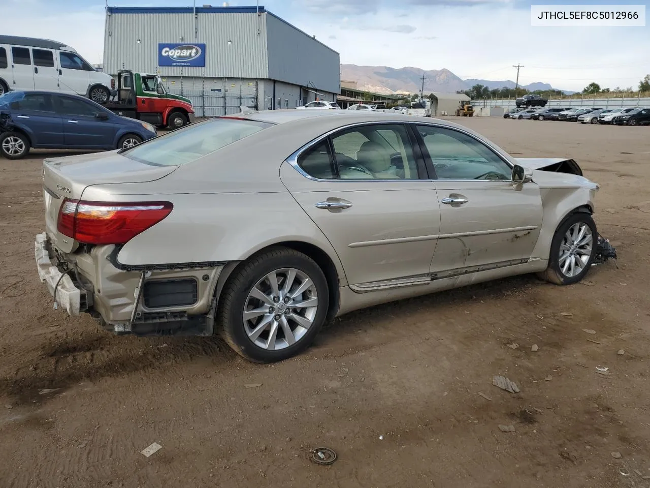 2012 Lexus Ls 460 VIN: JTHCL5EF8C5012966 Lot: 75710254