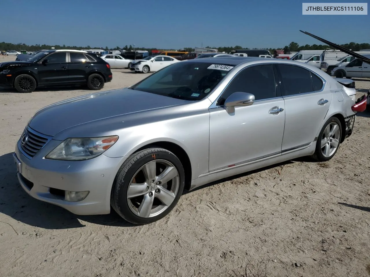 2012 Lexus Ls 460 VIN: JTHBL5EFXC5111106 Lot: 79874364