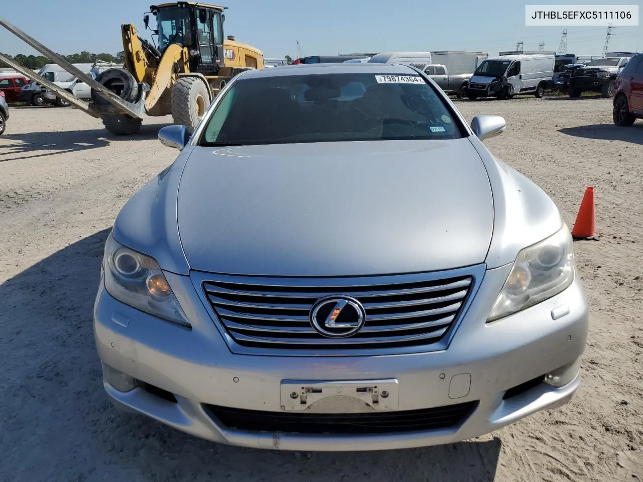 2012 Lexus Ls 460 VIN: JTHBL5EFXC5111106 Lot: 79874364