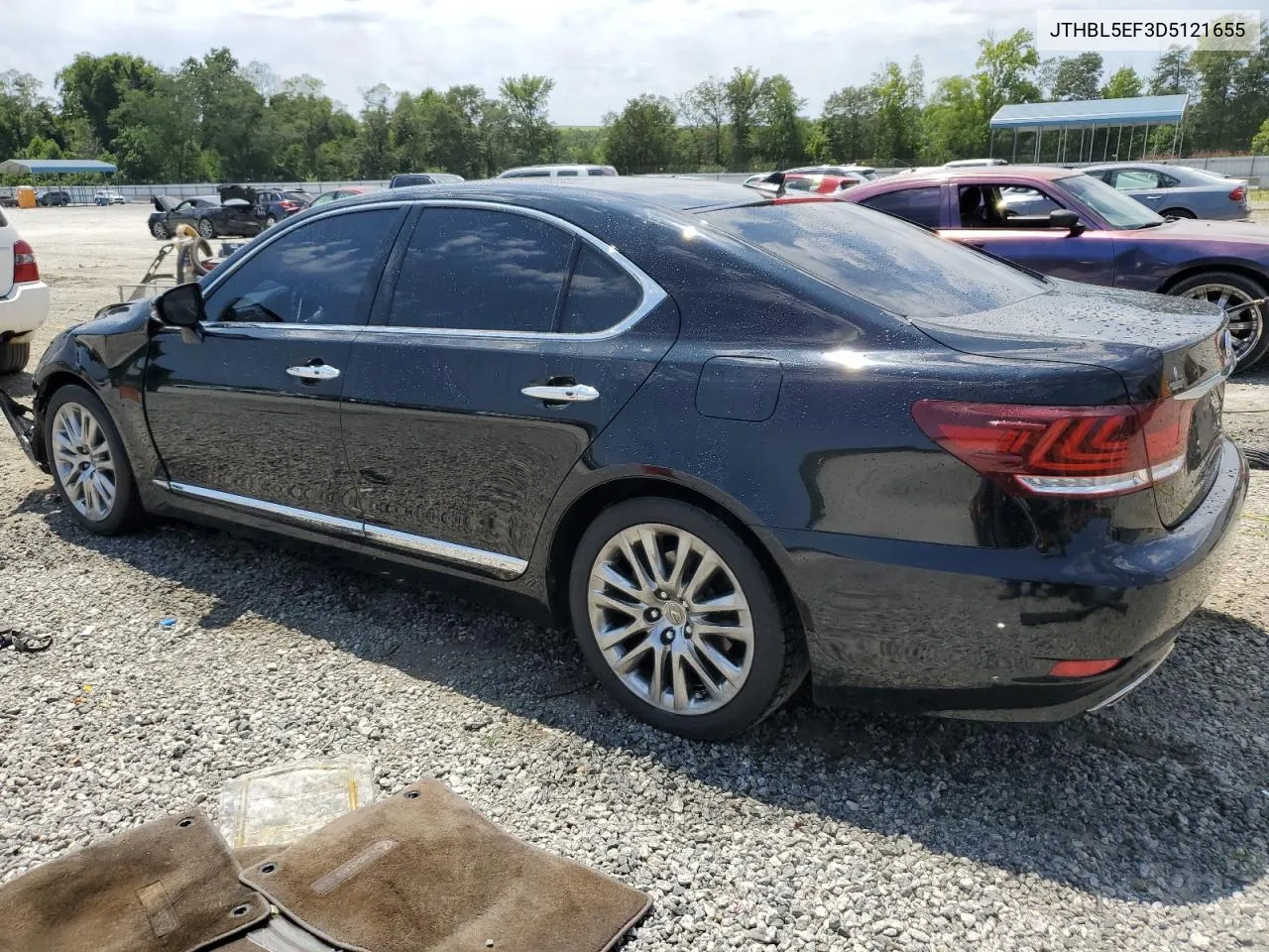 2013 Lexus Ls 460 VIN: JTHBL5EF3D5121655 Lot: 61618054