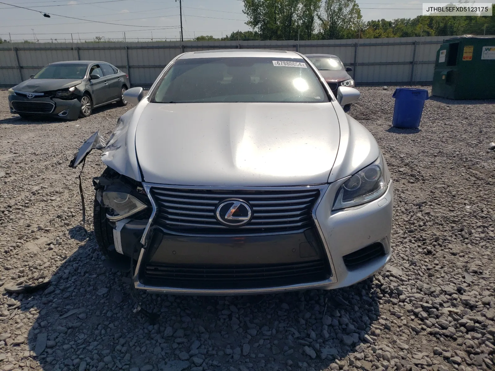 2013 Lexus Ls 460 VIN: JTHBL5EFXD5123175 Lot: 67880654