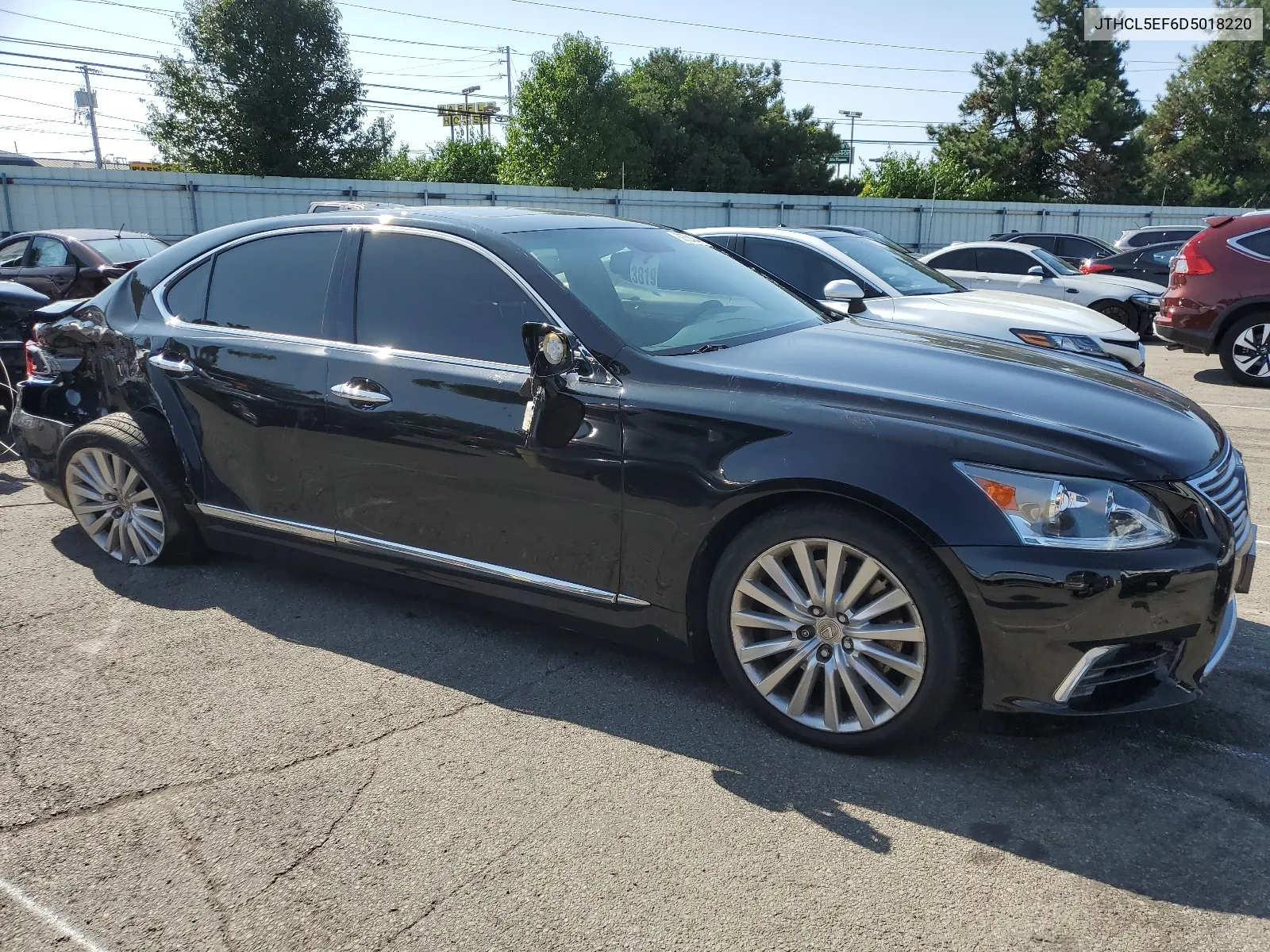 2013 Lexus Ls 460 VIN: JTHCL5EF6D5018220 Lot: 68524044