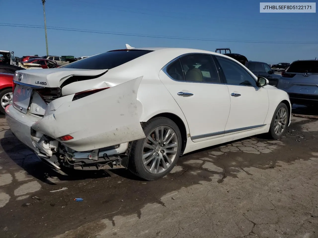 2013 Lexus Ls 460 VIN: JTHBL5EF8D5122171 Lot: 70211644