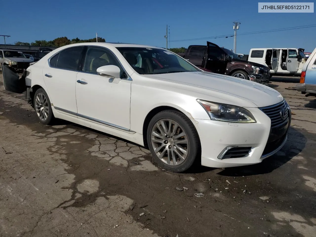 2013 Lexus Ls 460 VIN: JTHBL5EF8D5122171 Lot: 70211644