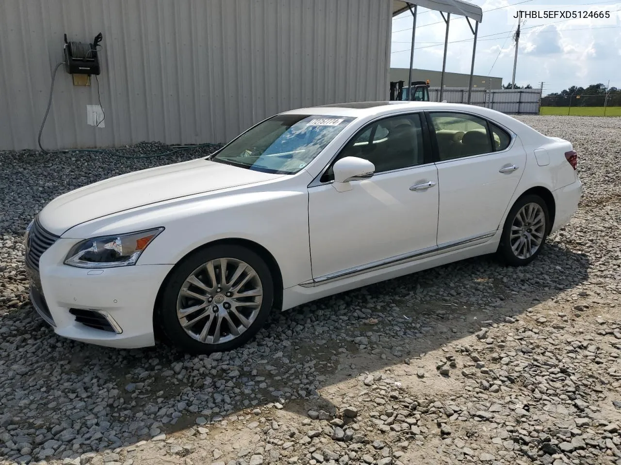 2013 Lexus Ls 460 VIN: JTHBL5EFXD5124665 Lot: 72757774