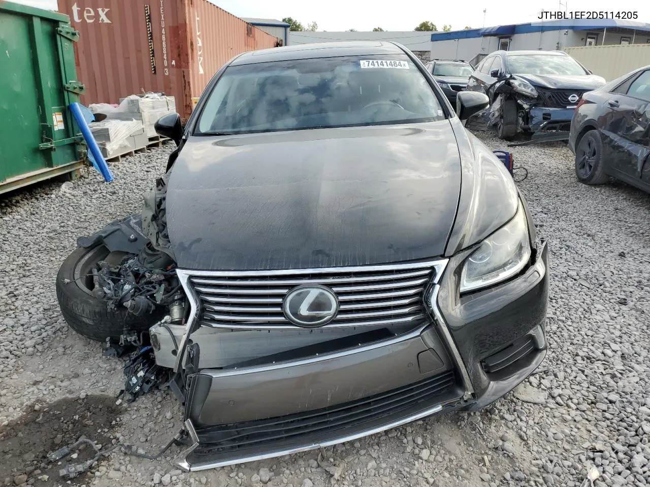 2013 Lexus Ls 460 VIN: JTHBL1EF2D5114205 Lot: 74141484