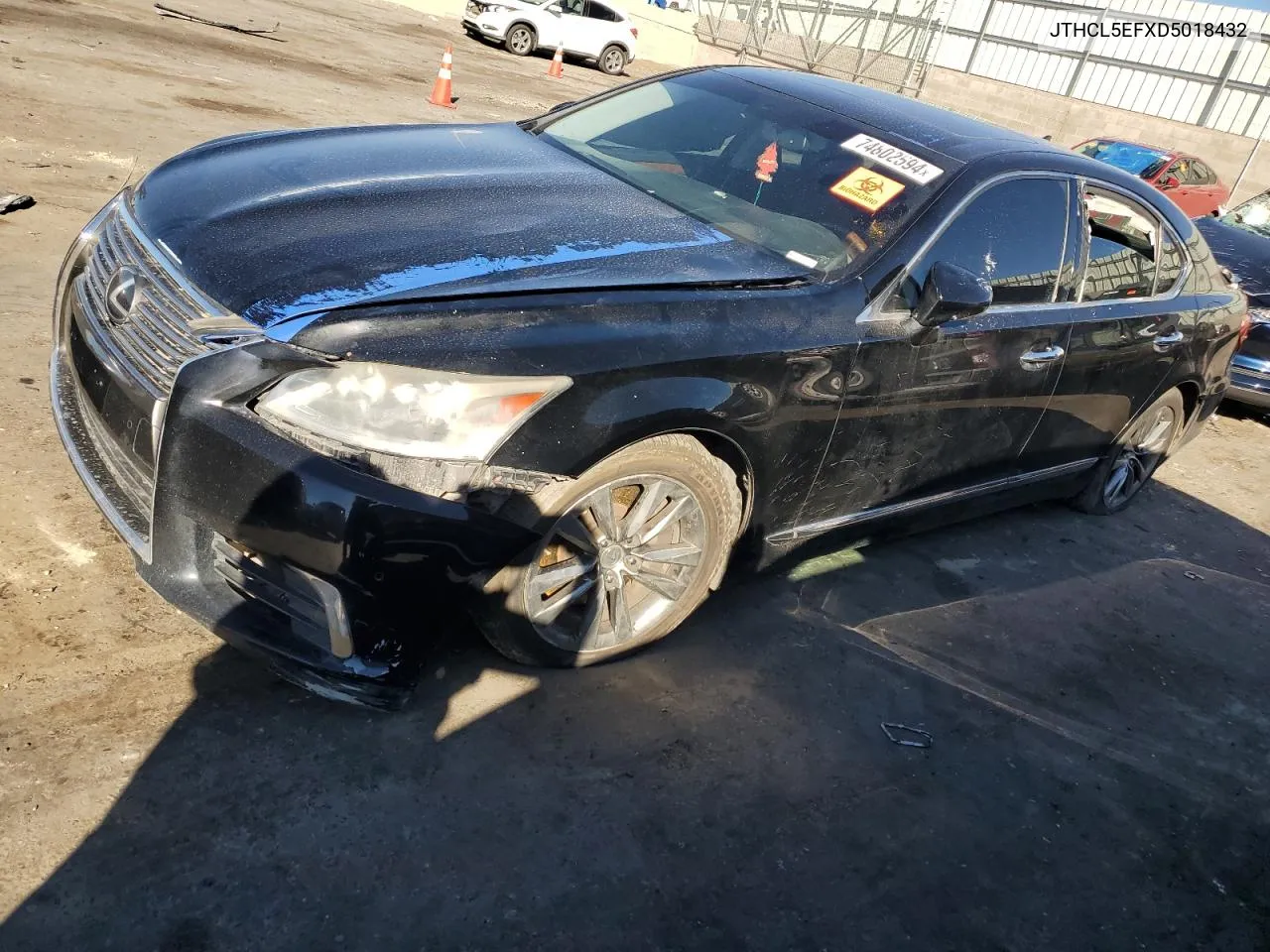 2013 Lexus Ls 460 VIN: JTHCL5EFXD5018432 Lot: 74802594