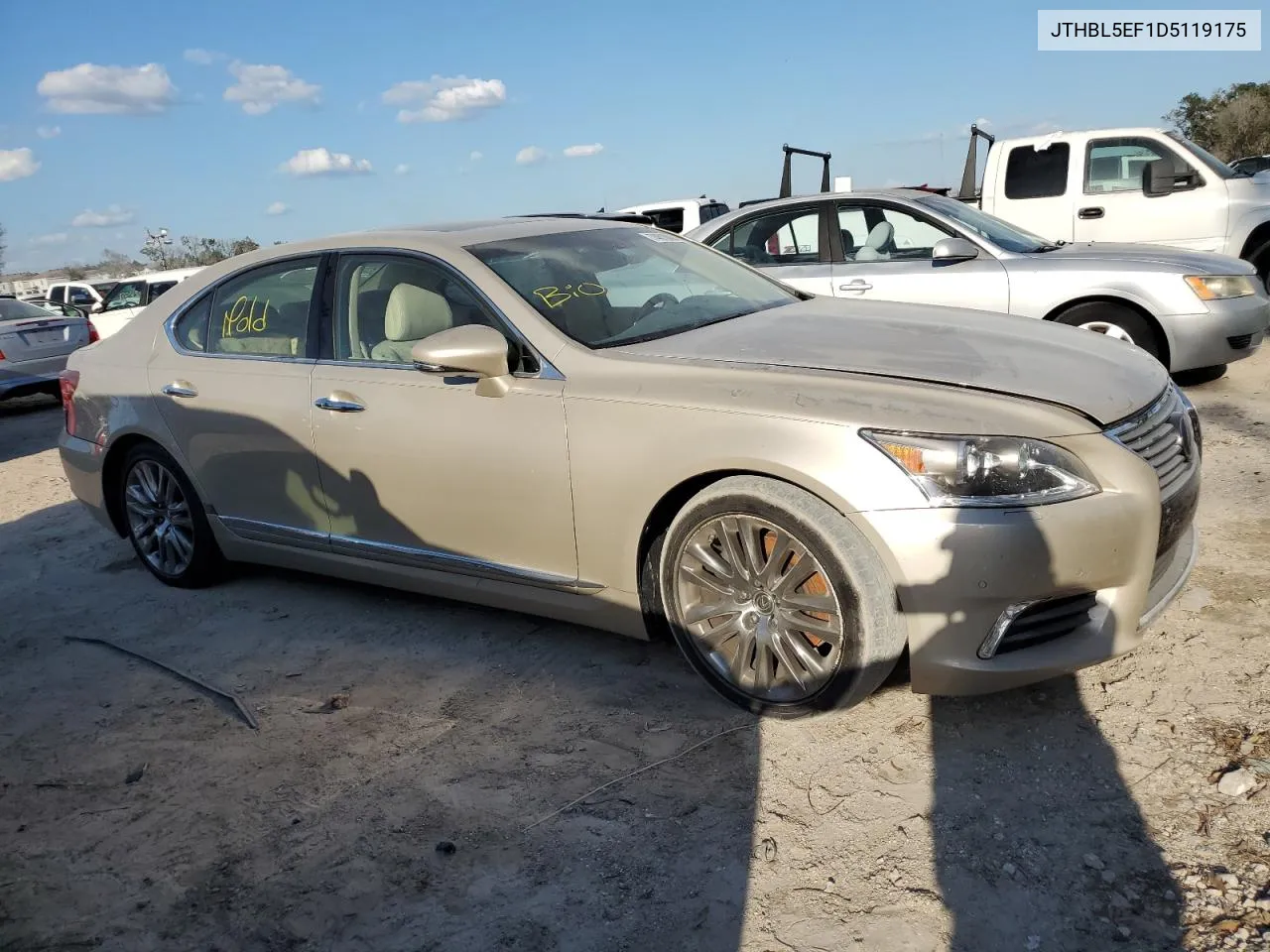 2013 Lexus Ls 460 VIN: JTHBL5EF1D5119175 Lot: 74810084