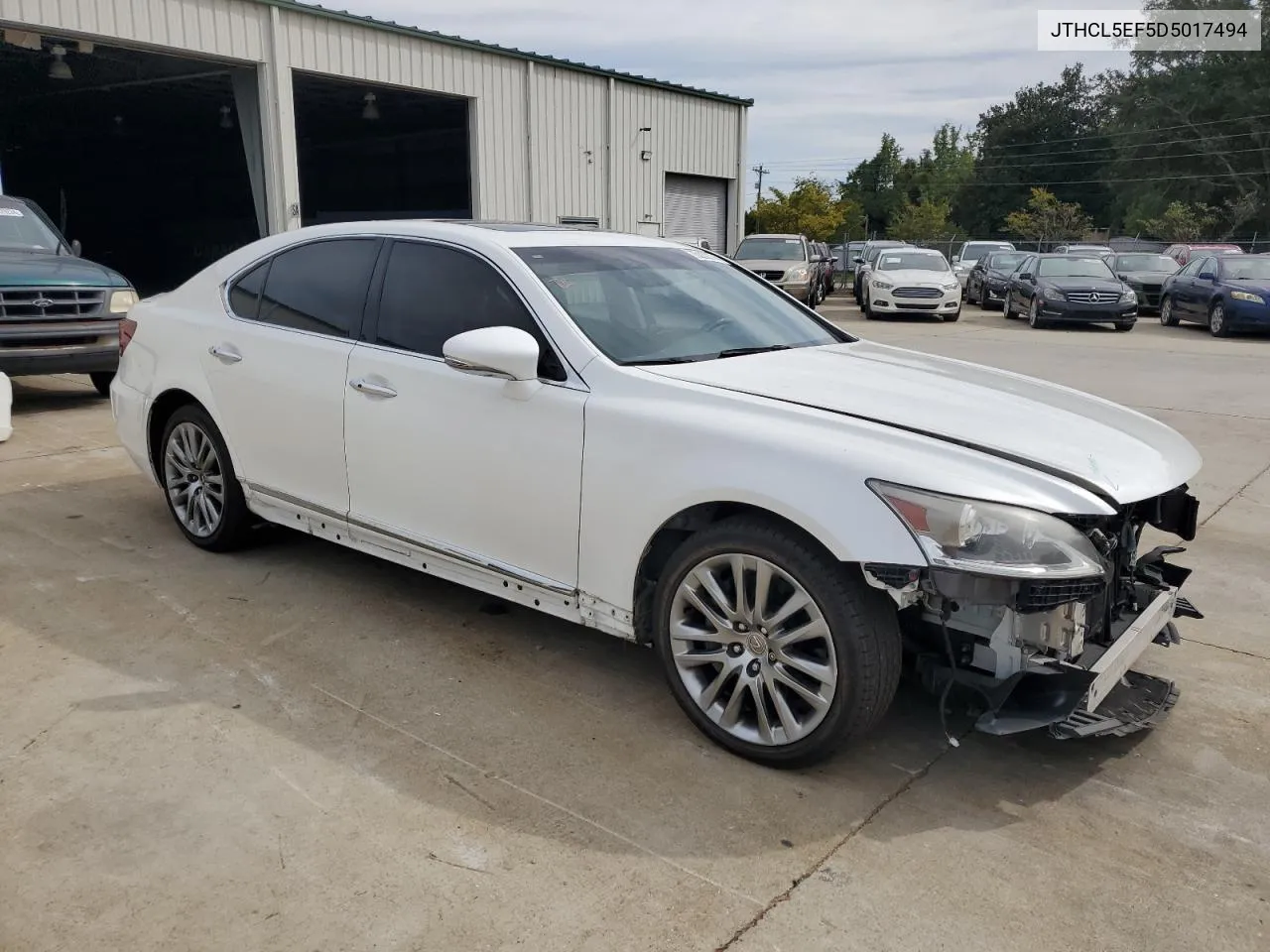 2013 Lexus Ls 460 VIN: JTHCL5EF5D5017494 Lot: 75230374