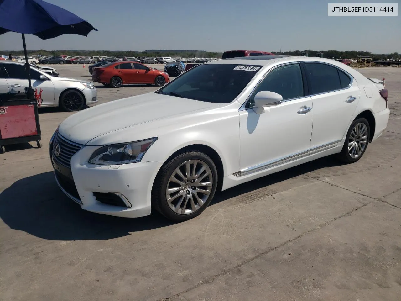 2013 Lexus Ls 460 VIN: JTHBL5EF1D5114414 Lot: 75257594