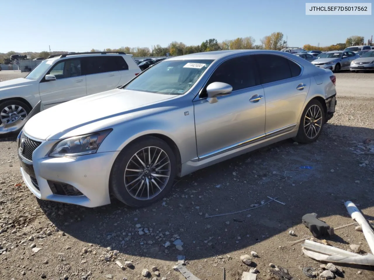 2013 Lexus Ls 460 VIN: JTHCL5EF7D5017562 Lot: 77442404